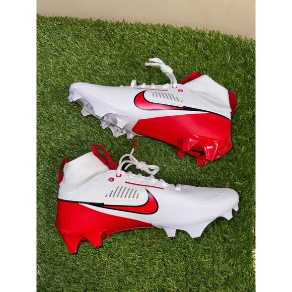 Nike Vapor Edge Pro 360 2 TB Football Cleats Mens Size 10.5 White University Red main image 8